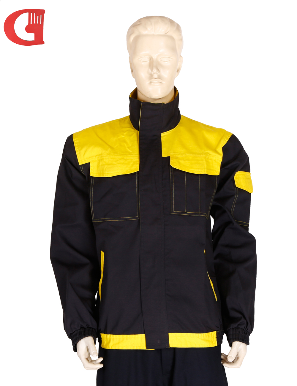 Bi Color Workwear Multi Pocket Working Jacket Durable Work jacket